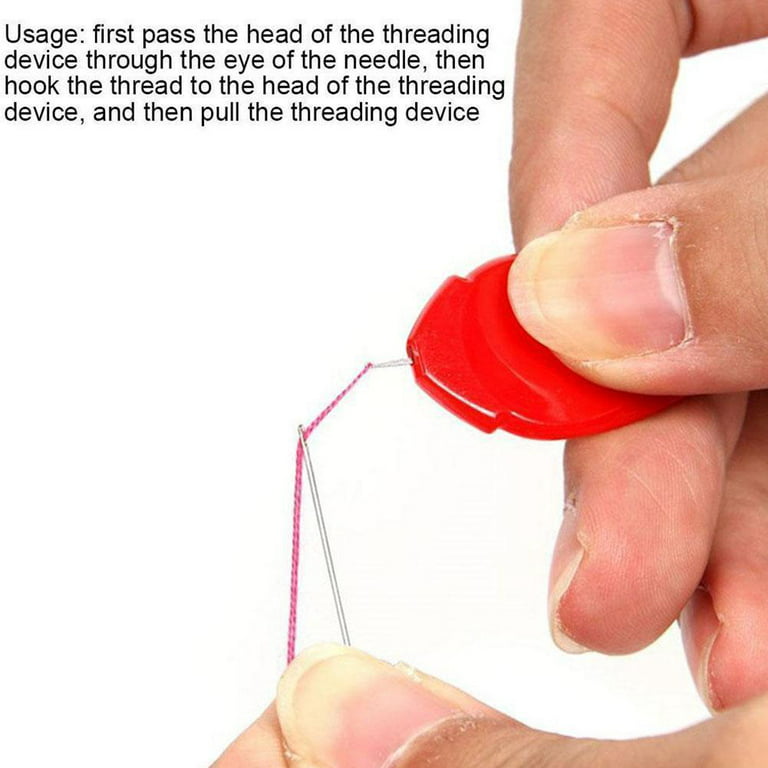 How to Thread a Needle for Beginners - Easy Way to Thread a Needle Without  a Threader