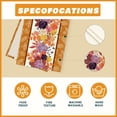thumbnail image 5 of Fall Color Maple Leaf Wild Flower Table Runner Table Decoration for Kitchen Dining Dinner Autumn Home Decor 13x72 Inch, 5 of 6