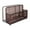 Brown, variant on Outdoor Storage,Storage Basket, Poolside Float Storage, Patio Pool Float Storage Box, PE Rattan Outdoor Pool Caddy with Rolling Wheels for Pool,Floaties, Patio,Beach-Sturdy & Movable - Gray