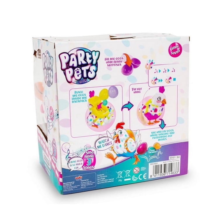 Party Pets Interactive Singing & Dancing Stuffed Toy: Roxanne The
