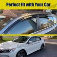 thumbnail image 2 of For 2013-2017 Honda Accord JDM Wavy Mugen Window Visor Rain Guard Vent 4 Pcs, 2 of 5