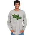 thumbnail image 5 of Vegan Vibes Vegetarian Lifestyle Long Sleeve TShirt Men Women Brisco Brands X, 5 of 6