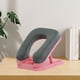 thumbnail image 5 of Almohada delgada de manguera de PE cervical de perfil bajo | Ayuda ergonómica para dormir con alivio de presión | Núcleo de espuma | Funda de punto transpirable | Rosa o azul | Paquete individual, 5 of 6