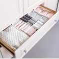 thumbnail image 3 of Drawer Organizer Tray Divided: 4PCS Cute Drawer Tray Divider Underwear Organizer, 3 of 10