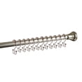 thumbnail image 3 of Utopia Alley Shower Hooks - Double Shower Curtain Rings for Bathroom - Rust Resistant Shower Curtain Hooks for Shower Curtain or Liner - Flat Double Shower Curtain Hooks - Set of 12, Brushed Nickel, 3 of 10
