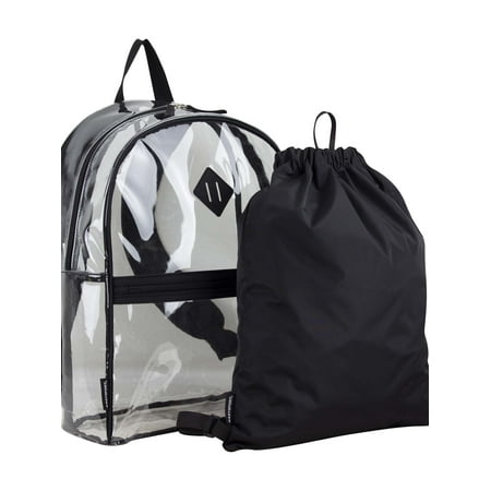 Eastsport Ladies Clear Sling Backpack Combo