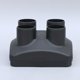 thumbnail image 5 of Calentador de estacionamiento diésel de aire para coche de 4 agujeros 5kW 2kW Cfz--42 42mm negro duradero accesorios de coche reemplazo Premium, 5 of 7