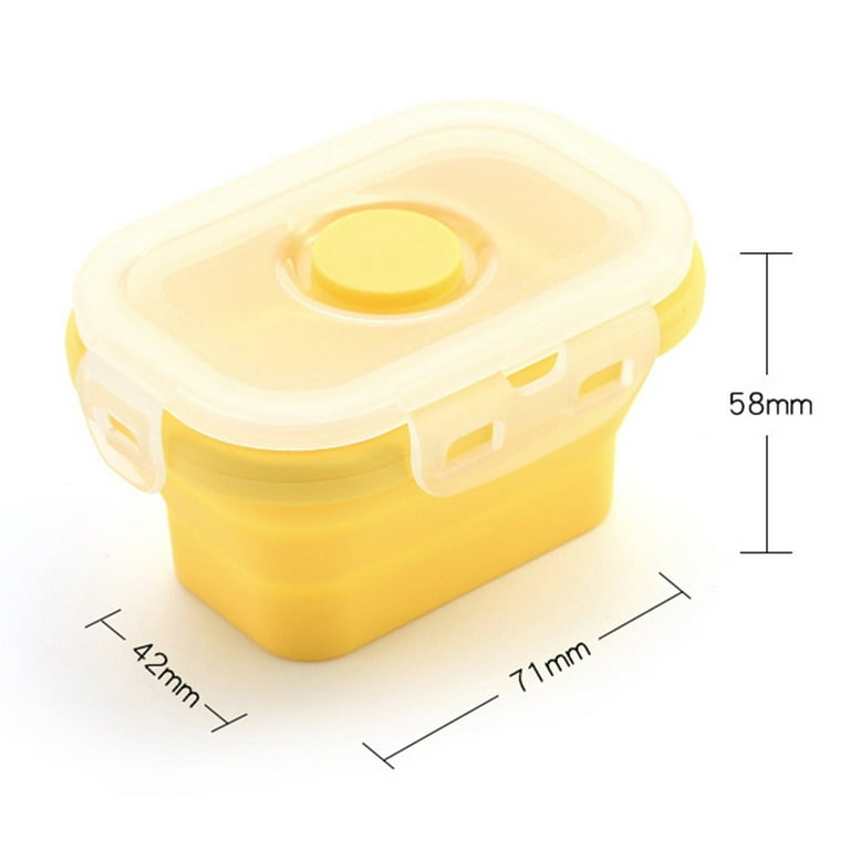 Portable Folding Silicone Food Storage Containers With Lids, Square  Collapsible Silicone Lunch Box Bento Boxes, Meal Prep Container For  Kitchen, Bpa Free, Microwave Freezer And Dishwasher Safe, - Temu Israel
