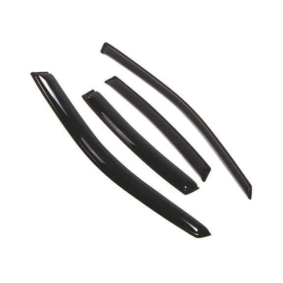 TuningPros Outside Mount Window Visor Deflector Smoke Tinted 4 Pcs Set For 2000-2006 Pontiac Bonneville