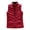 Wine Red, variant on Joernso Women's Padded Vest Autumn Winter Ultra Light Zipper Closure Warm Sleeveless Jacket Slim Fit Windproof Stand-up Collar Waistcoat for Home Work
