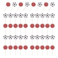 thumbnail image 2 of OGITUDE 48pcs Basketball and Soccer Cupcake Topper Sports Themed Birthday Party Supplies, 2 of 6