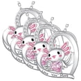 thumbnail image 2 of Ajolote Cadena con Dije AxolotlNeck06 4Pzas Ajolote/Corazón Plata/Rosa Metal Cadena y Dije., 2 of 4