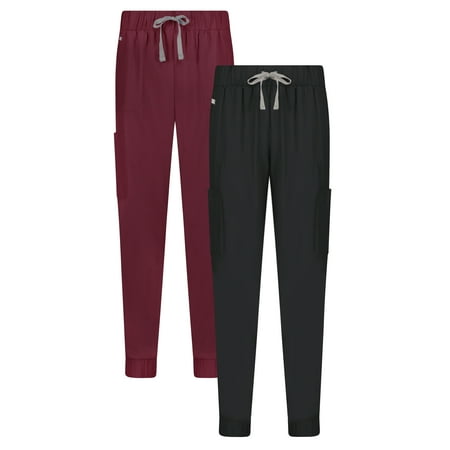 

Hanes ComfortFit Stretch Women s Scrub Joggers 2- Pack
