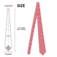 thumbnail image 3 of Yiaed Strawberries Print Men's Ties Silk Business Necktie for Husband Father Valentine's day Father's Day Gift, 3 of 7