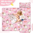 thumbnail image 4 of Halloween Cute Ghosts with Boo Toddler Nap Mats for Kids Preschool,50"x20" Sleeping Mat Bag or Kids,Toddler Sleeping Bag,Toddler Nap Mat or Daycare, 4 of 6