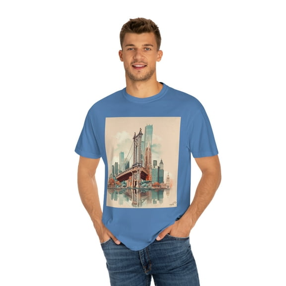Brooklyn Bridge New York - City Wanderlust Unisex Adventure Tee