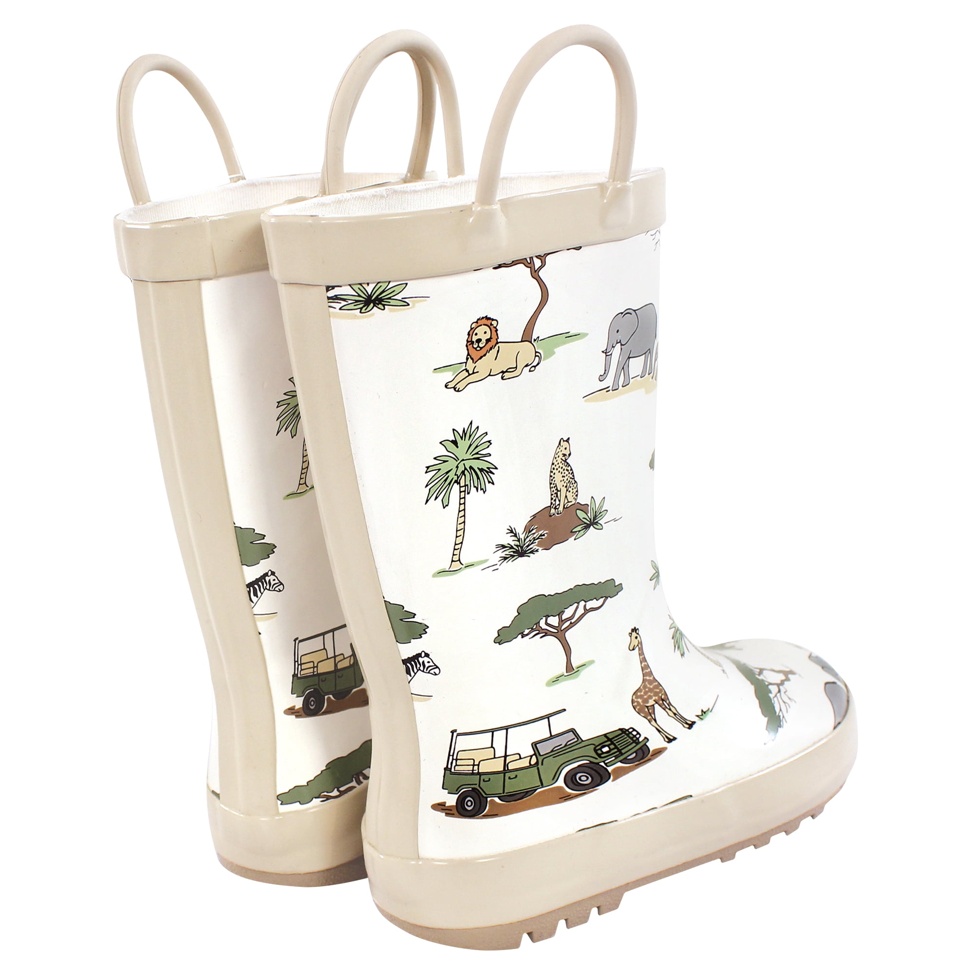 Hudson Baby Rain Boots, Going On Safari, 9 Toddler