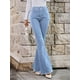 thumbnail image 1 of Pantalones acampanados informales para mujer, vaqueros de cintura alta, levantamiento de glúteos, primavera y verano, 2023, 1 of 5