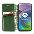 thumbnail image 5 of Étui pour Motorola MOTO G 5G à Rabat Portefeuille à Rabat Magnétique Protecteur - Vert, 5 of 5