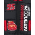 thumbnail image 5 of Disney Cars Lightning McQueen Zip Up Puffer Jacket with Fleece Lining Toddler to Little Kid, 5 of 5