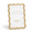 Gold-4x6-1, variant on 4x6 Wavy Picture Frame Zinc Alloy Tempered Glass