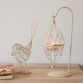 thumbnail image 2 of White Wire Bird and Candle Lantern, 2 of 6