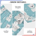 thumbnail image 4 of Bear Pajama Pants Soft and Lightweight Elastic Waistband Pajama Pants, 4 of 8
