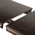 thumbnail image 6 of Furniture of America Arvin 90" Removable Leaf Extendable Dining Table, Espresso, 6 of 12