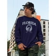 thumbnail image 2 of Florida Basketball Varsity Style Sweatshirt Men -Image by Shutterstock, Male Medium, 2 of 4