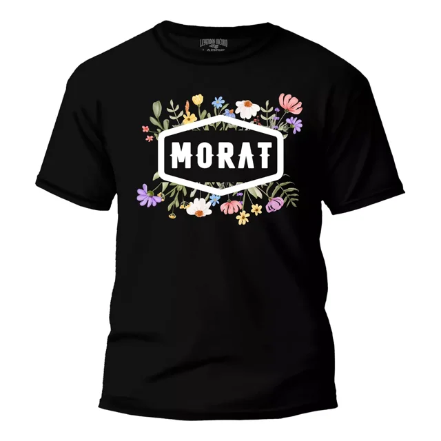 Playera Morat Modelo Flores Gira Los Estadios 2024