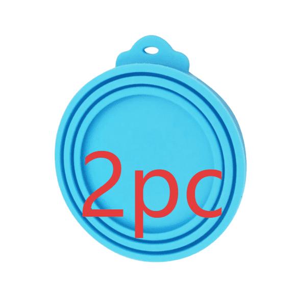 Fresh-Keeping Bag Plertrvy, Silicone Fresh-Keeping Cover Pet Can Cover Blue A, Silicone Fresh Keeping Cover Pet Can Cover Cat Food Dog Food Universal Three in One Proof Sealed Fresh Keeping Cover