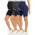 thumbnail image 1 of HAHDAXIA Maternity Shorts Over The Belly Pregnancy Biker Shorts Workout Yoga Active Athletic Pregnant Pants Pajama, 1 of 6