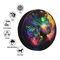 thumbnail image 6 of LNWH AI Abstract Art Pattern Waterproof Spare Tire Cover, Universal Spare Tire Wheel Covers 15 inch, 6 of 8