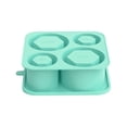 thumbnail image 1 of Precio sorpresa!Bandeja de hielo de silicona mejorada y molde, bandeja de hielo de café cilíndrica de gran tamaño para refrigerador con tapa y accesorios de vidrio, 1 of 5
