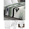 thumbnail image 6 of Sage Green Boho Twim XL Size Flat Sheet, Wrinkleproof & Fadeproof Cooling Flat Bed Sheet Only, Southwestern Ethnic Aztec Retro Geometric Breathable Soft Bedding Top Sheets 66 x 102 Inches, 6 of 8