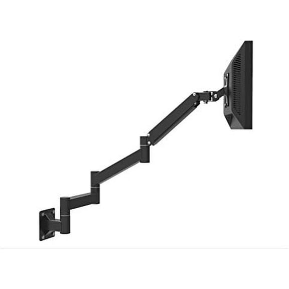 Adjustable TV Wall Mount Bracket with Extended Arm, Ideal for 17-21 Inch Screens, VESA 75x75mm, 100x100mm, Perfect for Bedroom or Workspace, Swivel Design, Holds up to 5.5kgs