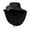 Black, variant on Solar Powered Sun Hat for Kids&Teens Outdoor Camping Hiking with Neck Cover - Wide Brim Sunshade Cap for Adventures in Camping & Hiking