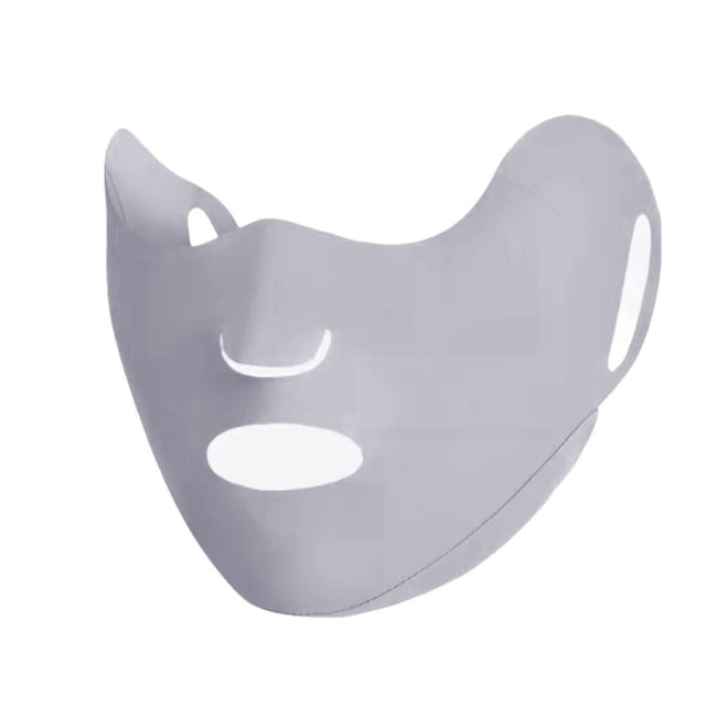 Lttoisl UPF50+ Full Face Sun Protection Mask, Breathable Ice Silk UV Shield for Outdoor Activities, Ear Loop Design Cooling Summer Face Cover, Washable