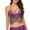 Dark Purple, variant on Essentials Womens Tank Tops Camisole Belly Dance Sequin Bra Tassel Sparkly Halter Carnival Party Y2K Cami Undershirts