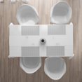 thumbnail image 3 of Ambesonne Black and White Place Mats Set of 4, Math Plus Sign, Standard Size, Black White, 3 of 4