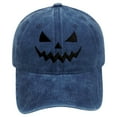 thumbnail image 2 of WCJM Pumpkin Samhain Womens Beach Sun Straw Hat Uv Upf 80+ Travel Foldable Brim Summer Uv Hat Pumpkin Embroidered Wash Retro Soft Top Baseball Hat Halloween Personality Men and Women Casual Sun Hat, 2 of 4