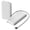 White, variant on Imountek 10000mAh Power Bank Portable Phone Charger with LT & Type-C Double-ended Cable Type-C USB Cable Fit for IOS Phone 14 and Android