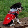 thumbnail image 4 of Lucoss Winter Dog Coat with integrated harness No Pull Cold Weather Waterproof Warm Fleece Back Zipper for Small & Medium Dog, 4 of 5