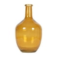 thumbnail image 6 of Home Decor Collection 12" High Amber Translucent Glass Indoor Tabletop Vase by Home Decor Collection, 6 of 12