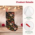 thumbnail image 4 of Lsque Owl And Leaves Pattern 18 Inch Christmas Stockings, Festive Holiday Stocking for Christmas Decorations Holiday Decor, 4 of 8