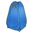 thumbnail image 3 of 1-2 Person Blue Pop Up Privacy Tent for Camping & Outdoor Use | Instant Toilet Shower Changing Room Shelter with Steel Frame, Zipper Door & Storage Pocket | 120x120x190cm, 3 of 12