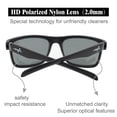thumbnail image 3 of Gafas de sol polarizadas INFI para pesca para hombre negras UV400, 3 of 7