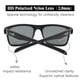 thumbnail image 3 of Gafas de sol polarizadas INFI para pesca para hombre negras UV400, 3 of 7