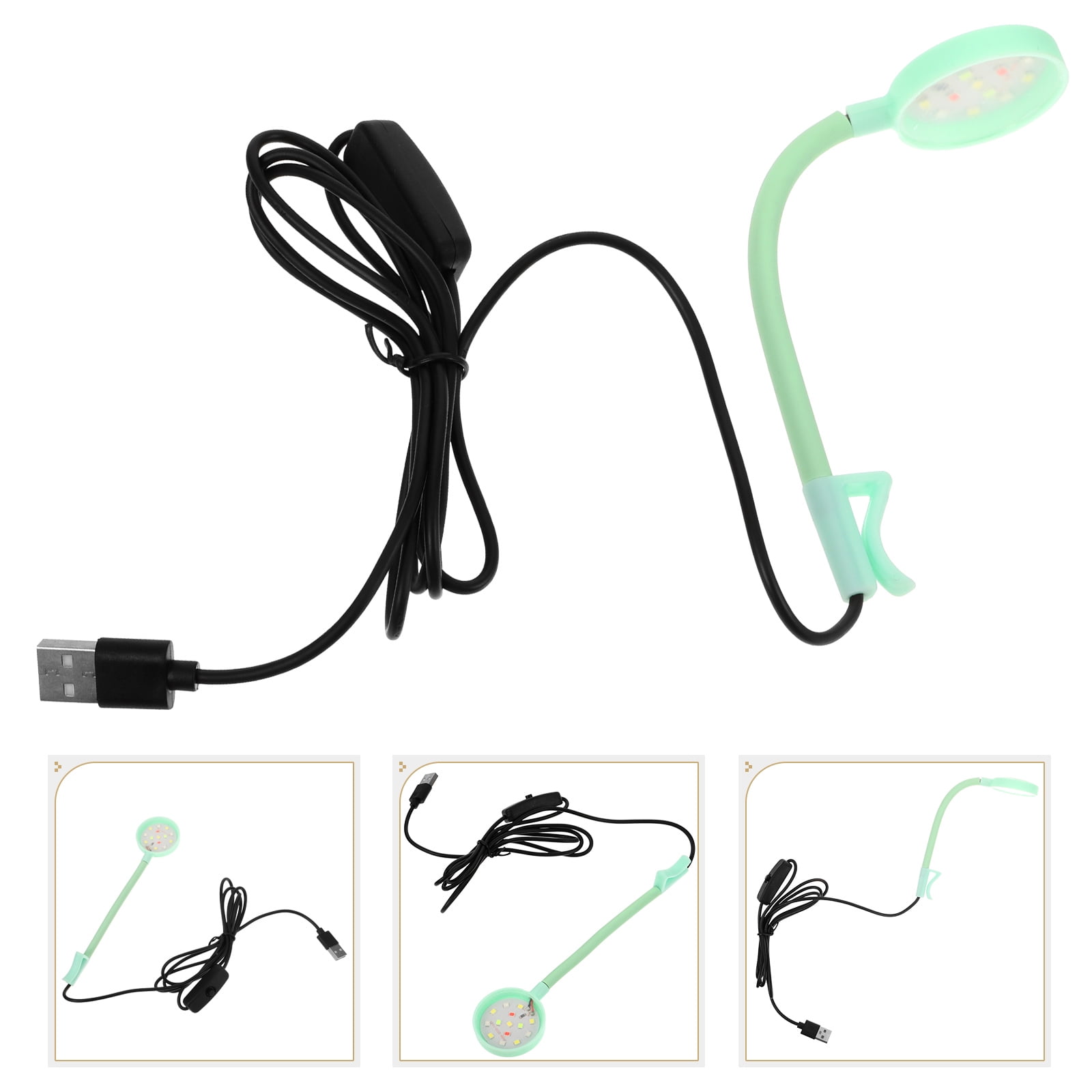Luxshiny Daily Use Fish Tank Lamp in Light Green for Promoting Aquarium Photosynthesis