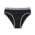 thumbnail image 5 of Mgmyaa Women's 2-Piece Seamless Stretchy Briefs Low Waisted Color Block Underwear Cheeky Panties, 5 of 7